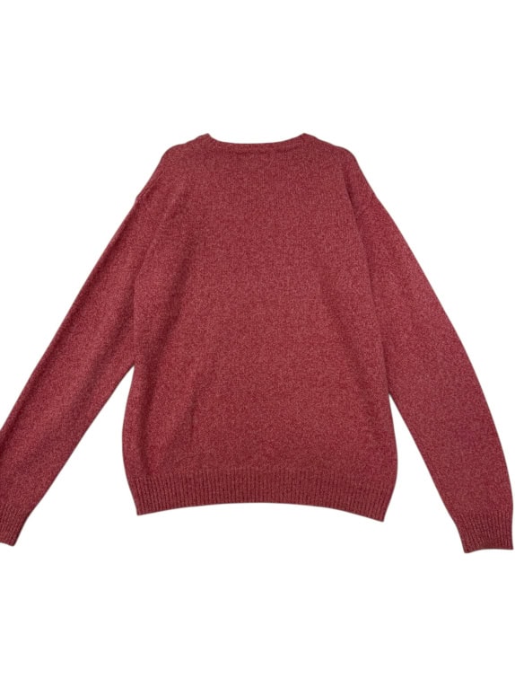 VINTAGE Marlboro Classics Πουλόβερ XL | Κόκκινο Μελανζέ | Crewneck